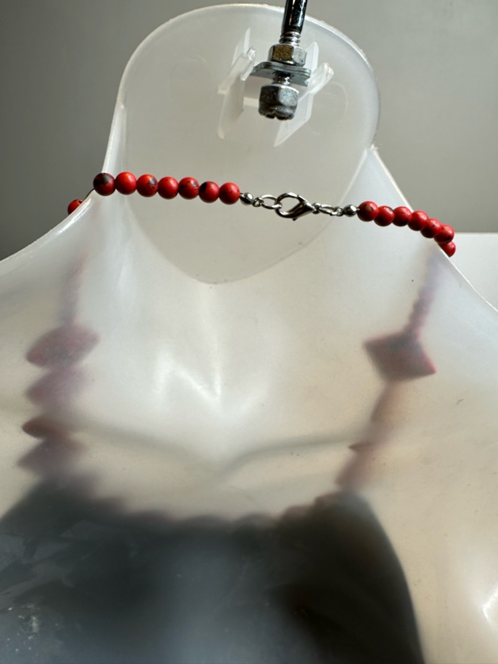 Speechless Black Maxi Skirt with Coral Halter Detail - Picture 6 of 7